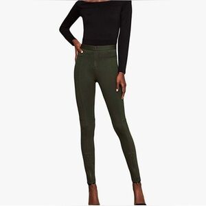 New BCBGMaxazria Christopher Olive Ponte Pant Size M